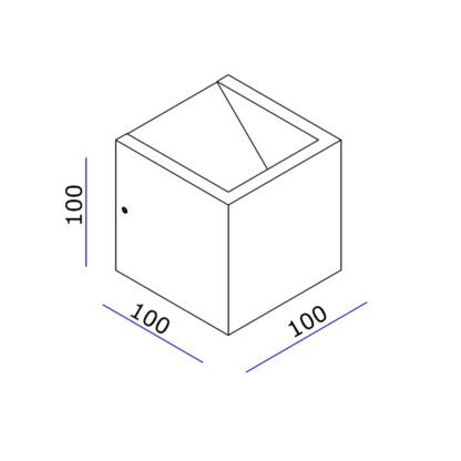 CUBE LED-Wandlampe – Bild 5