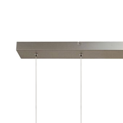 Detailansicht Deckenkasten Nickel-matt der TALSANO LED-Hägelampe von mondilux