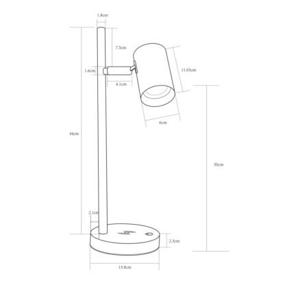 GORDOLA LED-Tischlampe – Bild 7