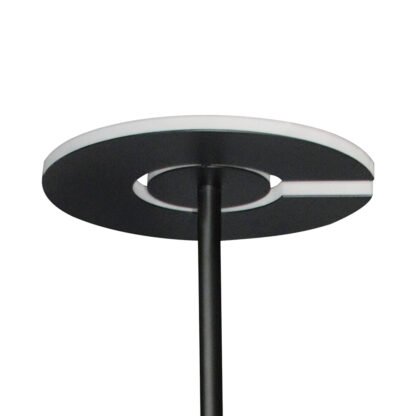 Drehbarer Reflektor der RICCO II LED-Stehleuchte in schwarz von mondilux