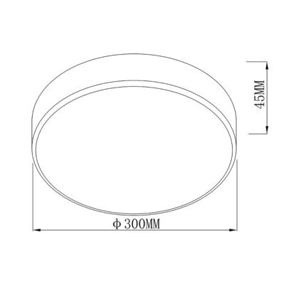 ASTI LED-Deckenlampe 30 cm – Bild 4