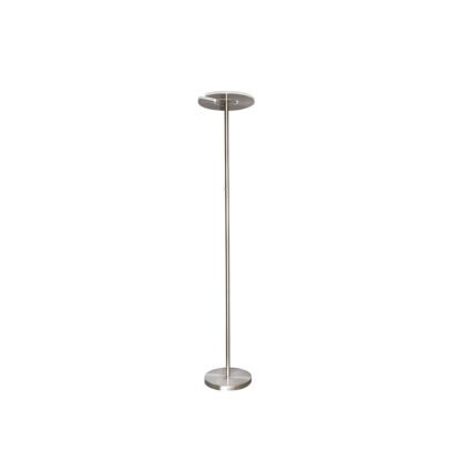 RICCO II LED-Stehleuchte in Nickel-matt von mondilux