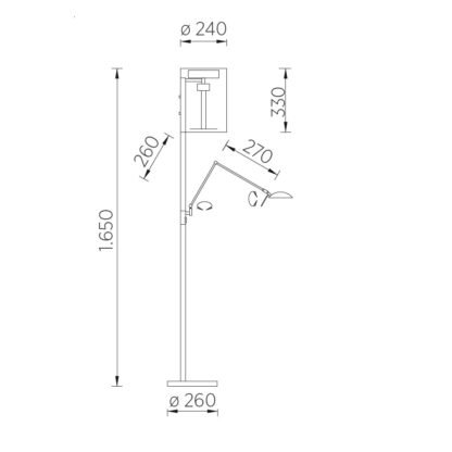 KIRA-L LED-Stehlampe – Bild 7