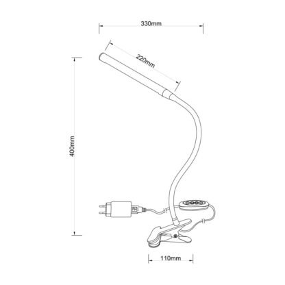 DESK LED-Klemmlampe – Bild 7