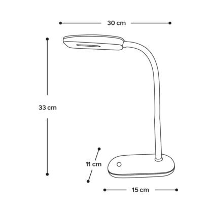 Masse PRIMO II LED-Tischleuchten von mondilux