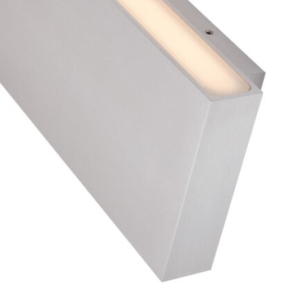 Detailansicht BOX2 LED-Wandleuchte Alu für In- und Outdoor von mondilux