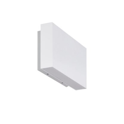 Ansicht von unten BOX2 LED-Wandleuchte weiss für In- und Outdoor von mondilux