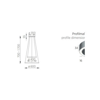 LORA-P LED-Hängelampe – Bild 6