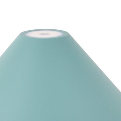 Ansicht Dimmer der CARPI LED-Tischlampe grün mit Akku von mondilux