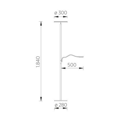 AURA LED-Stehlampe – Bild 6