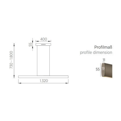 RUNA-132 LED-Hängelampe – Bild 7