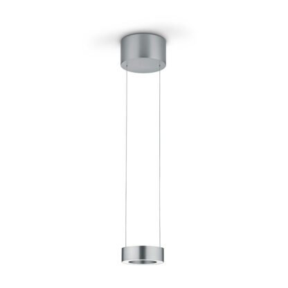 ZERA-1 LED-Hängeleuchte mattnickel von Knapstein Germany