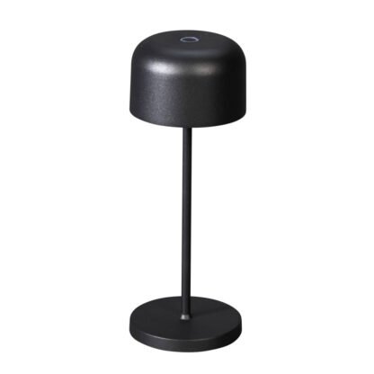 LILLE LED-Tischleuchte mit Akku und Dimmer in schwarz für In- und Outdoor