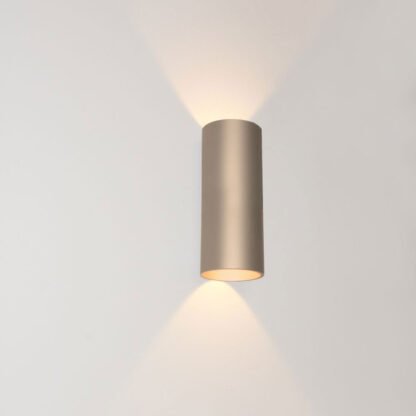 Dimmbare BRODY2 LED-Wandleuchte in der Farbe Champagner