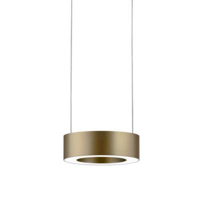Detailansicht von oben ZERA-1 LED-Hängeleuchte Effekt bronze von Knapstein Germany