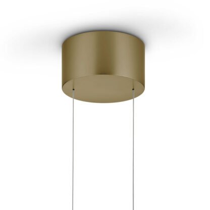Detailansicht ZERA-1 LED-Hängeleuchte Effekt bronze von Knapstein Germany