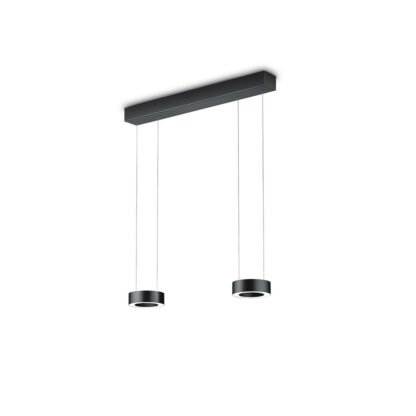 ZERA-2 LED-Hängeleuchte in schwarz von Knapstein Germany