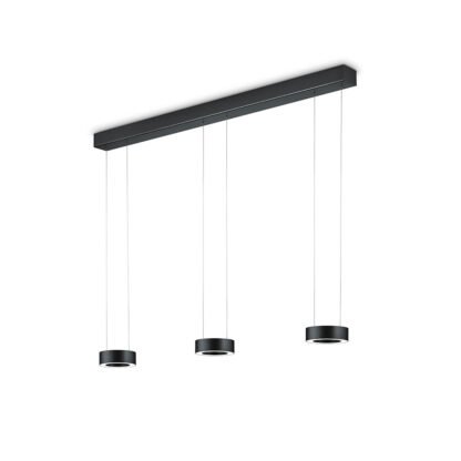 ZERA-3 LED-Hängeleuchte in schwarz von Knapstein Germany