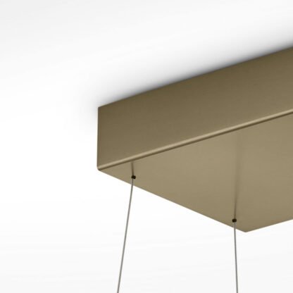 Deckenkasten der ELIN LED-Hängeleuchte in Effekt bronze von Knapstein Germany