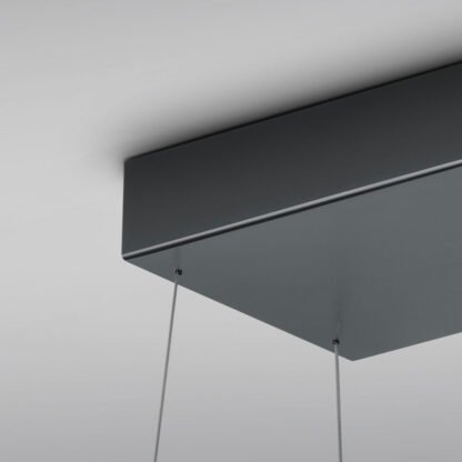 Deckenkasten der ELIN LED-Hängeleuchte in schwarz von Knapstein Germany