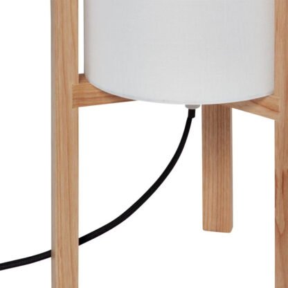 Detailansicht Fuss der CALABRI Stehleuchte aus Holz von BoLux swiss design by mondilux