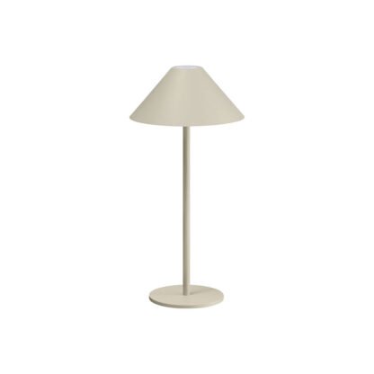 CARPI LED-Tischlampe beige mit Akku von mondilux