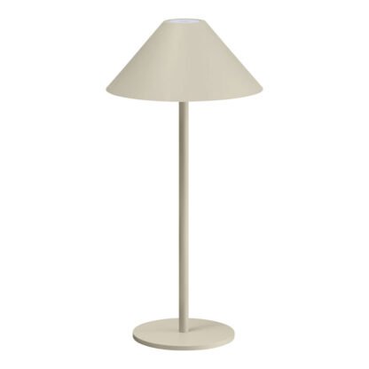 Dimmbare CARPI LED-Tischlampe beige mit Akku von mondilux