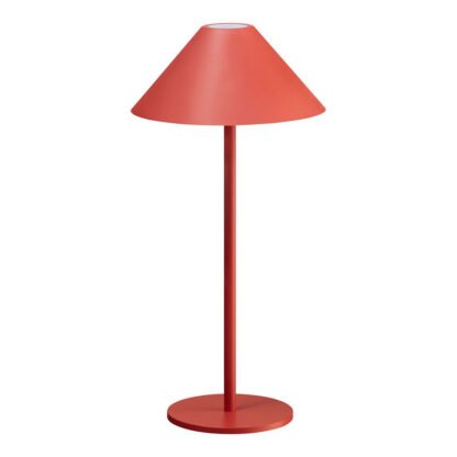 Dimmbare CARPI LED-Tischlampe orange mit Akku von mondilux