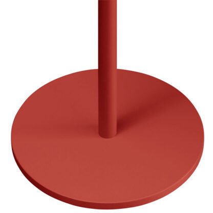 Ansicht Fuss der CARPI LED-Tischlampe orange von mondilux