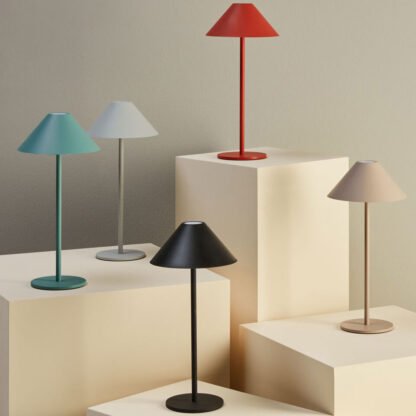Milieuaufnahme CARPI LED-Tischlampen mit Akku von mondilux