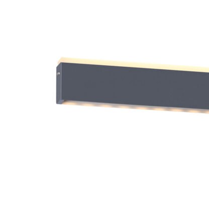 Das Ober- und Unterlicht kann bei der LED-Hängelampe SPADA seitlich separat gedimmt werden.