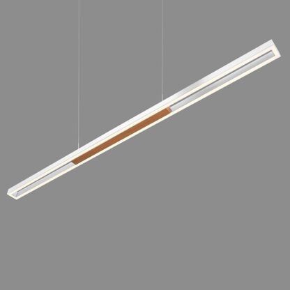 Ansicht neutralweisses Licht der MASONE II LED-Hängeleuchte von unten