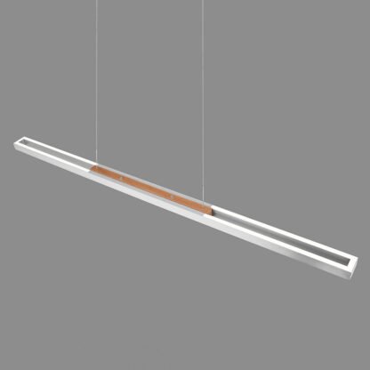 Ansicht neutralweisses Licht der MASONE II LED-Hängeleuchte von oben