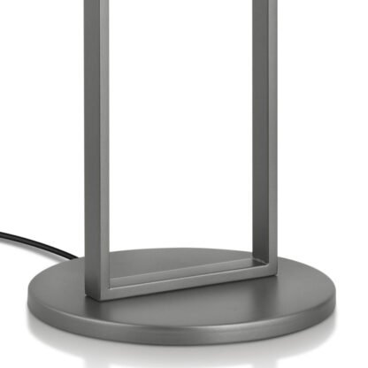 Detailansicht Fuss der WEGA-S LED-Stehleuchte in graphit anthrazit von Knapstein Germany