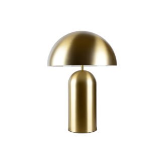 Dimmbare BEST Tischleuchte gross aus Metall gold matt von mondilux