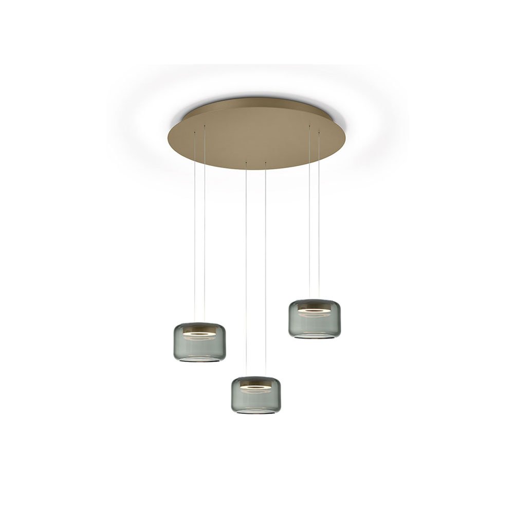 SIDRA-RONDO LED-Hängeleuchte Effekt bronze von Knapstein Germany