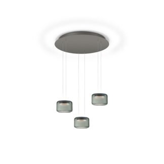 SIDRA-RONDO LED-Hängeleuchte graphit von Knapstein Germany