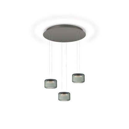 SIDRA-RONDO LED-Hängeleuchte graphit von Knapstein Germany