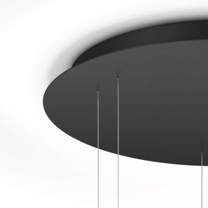 Ansicht Deckenkasten SIDRA RONDO LED-Hängeleuchte in der Farbe schwarz