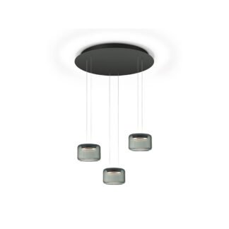 SIDRA-RONDO LED-Hängeleuchte schwarz von Knapstein Germany