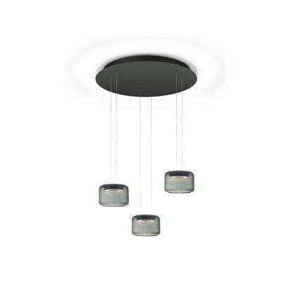 SIDRA-RONDO LED-Hängeleuchte schwarz von Knapstein Germany