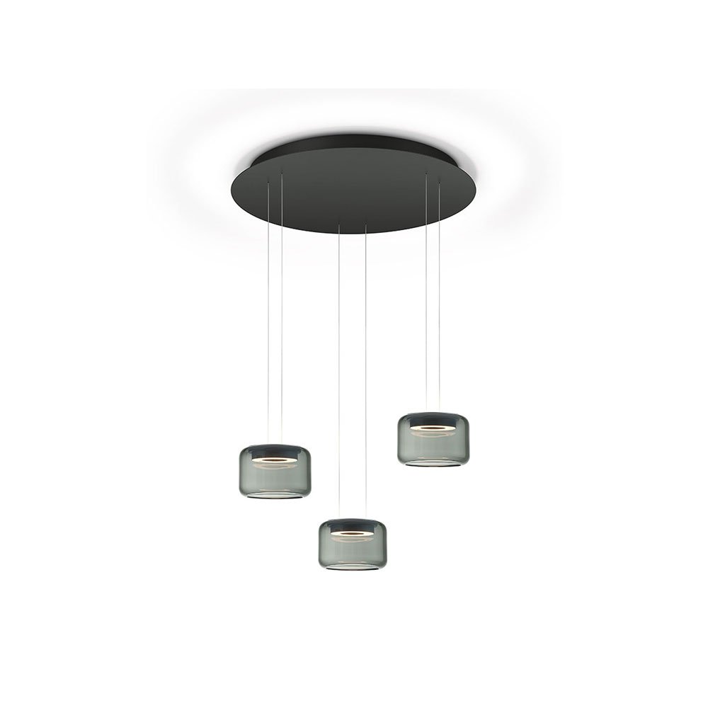 SIDRA-RONDO LED-Hängeleuchte schwarz von Knapstein Germany