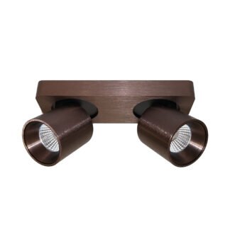 LAGUNA LED-Deckenspot in der Farbe bronze gebürstet von mondilux