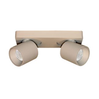 Dimmbarer LAGUNA LED-Deckenspot in der Farbe Champagner von mondilux