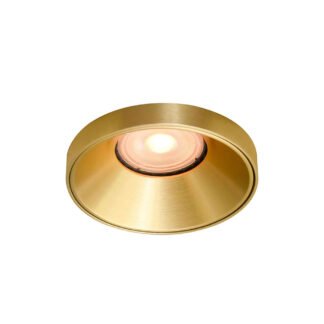 MALMO runder Einbauspot GU10 in gold matt von mondilux