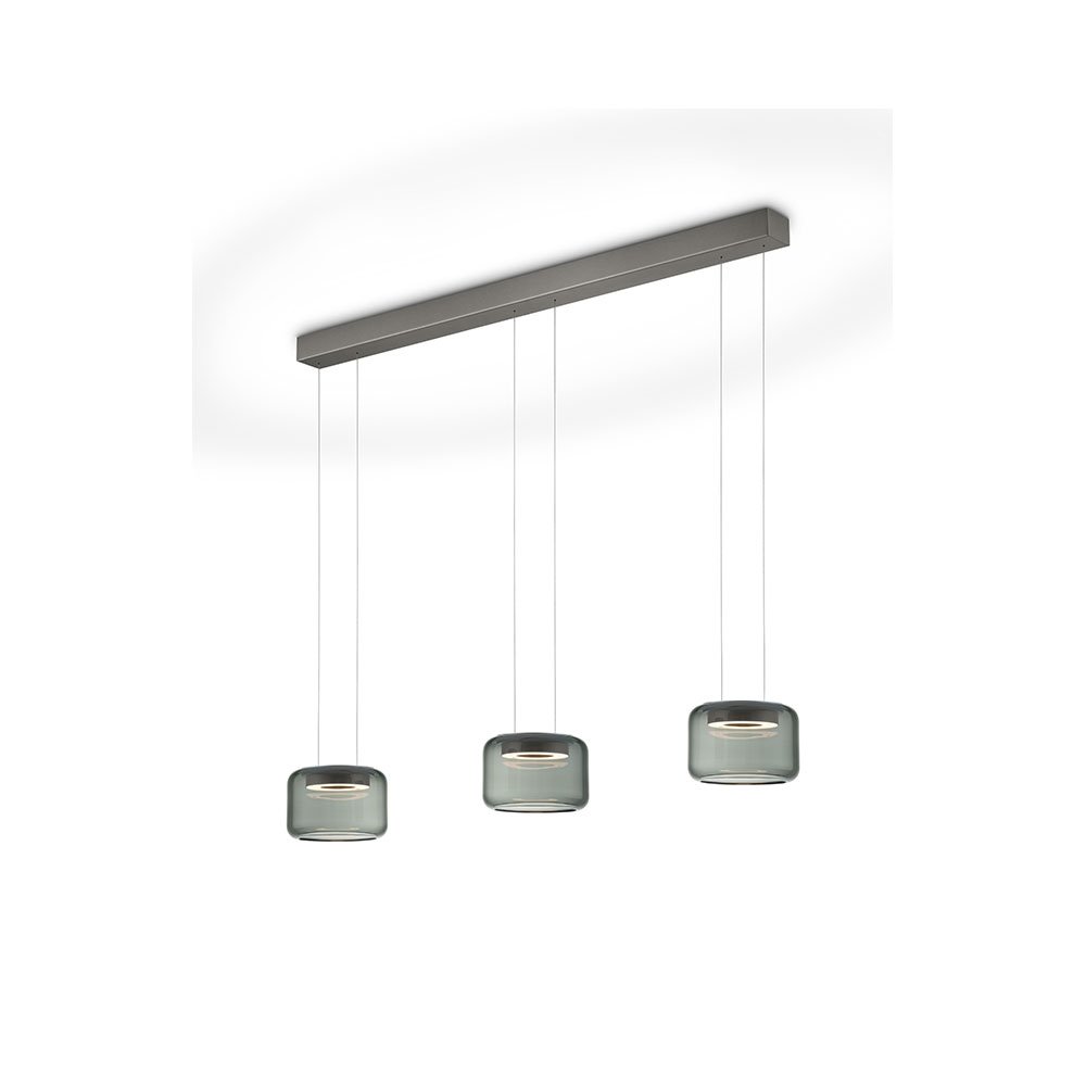 SIDRA LED-Hängeleuchte 120 cm graphit von Knapstein Germany