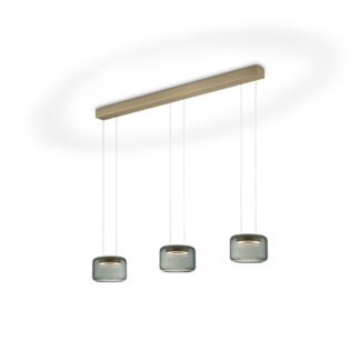 SIDRA LED-Hängeleuchte 120 cm Effekt bronze von Knapstein Germany