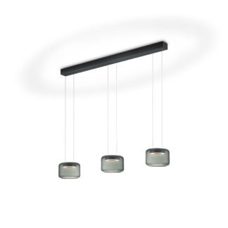 SIDRA LED-Hängeleuchte 120 cm schwarz von Knapstein Germany