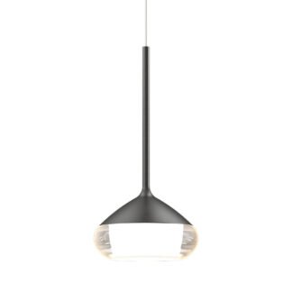 Dimmbare PHOENIX LED-Haengeleuchte in der Farbe gun metal von mondilux