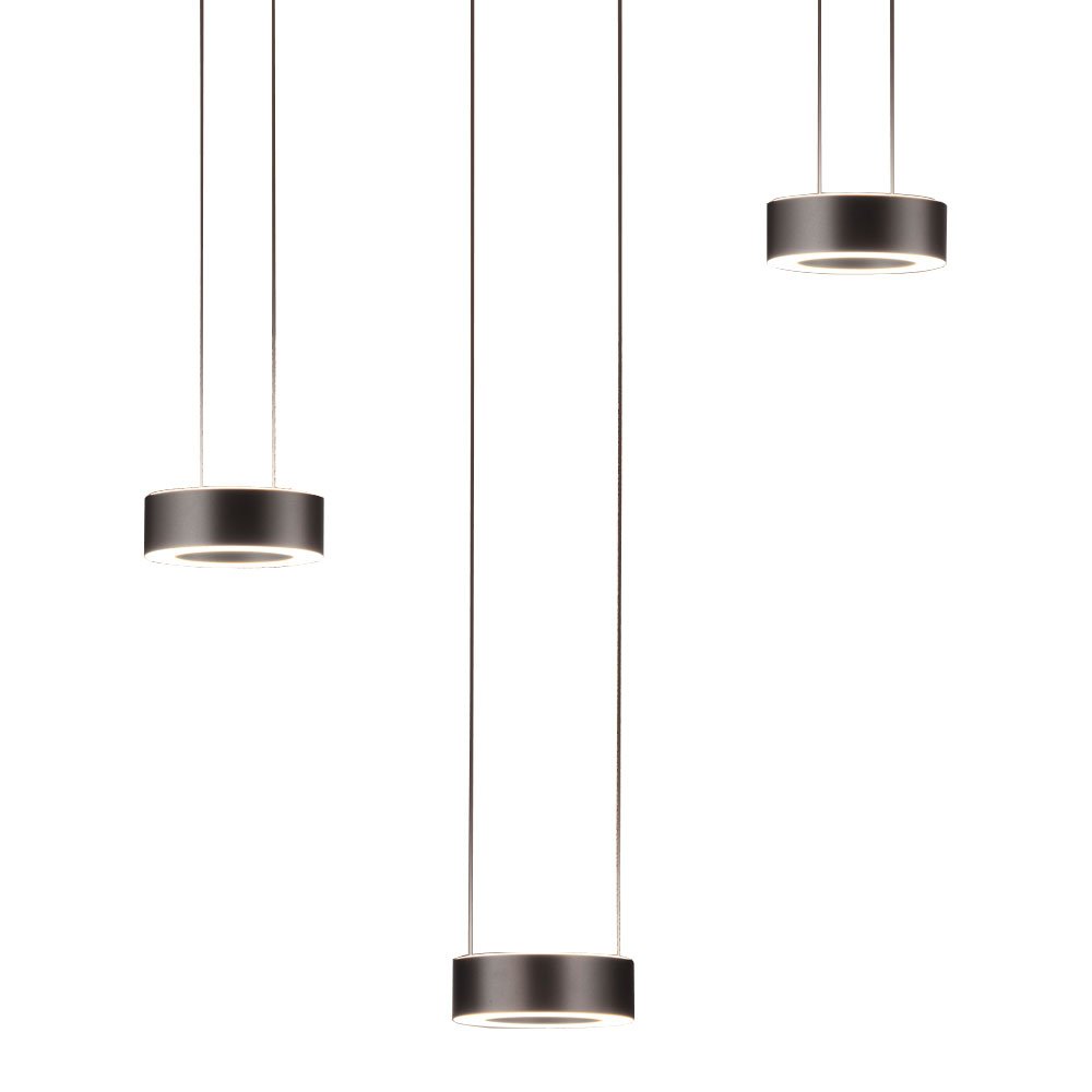 Detailansicht ZERA-RONDO Pendelleuchte schwarz von Knapstein Germany